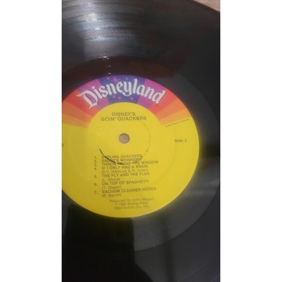 Walt Disney’s Goin’ Quackers LP Disneyland Records 2513 Donald Duck 1970s - Picture 2 of 6